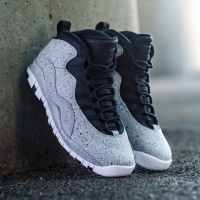Air Jordan 10 AJ10美国直邮乔10“Cement”水泥泼墨男篮球鞋 310805-062