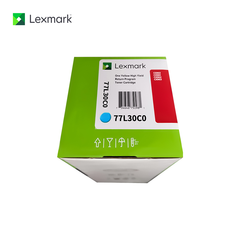 利盟(Lexmark)77L30K0/C/M/Y 碳粉盒高清大图