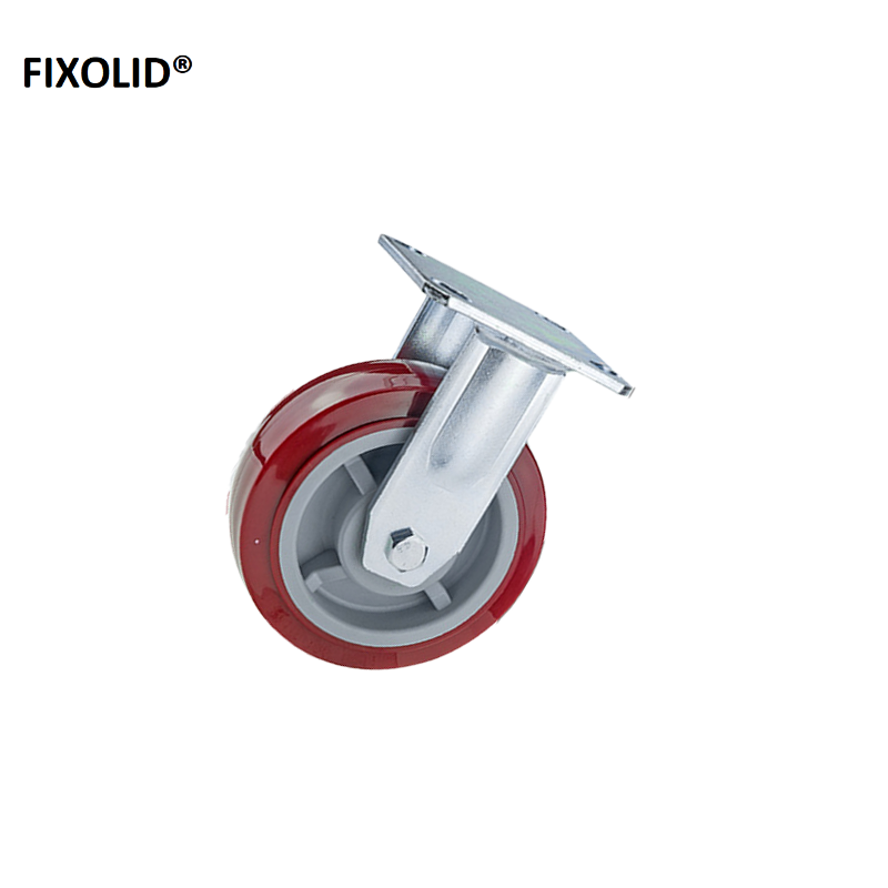 FIXOLID 枣红轮 定向轮5寸 个高清大图