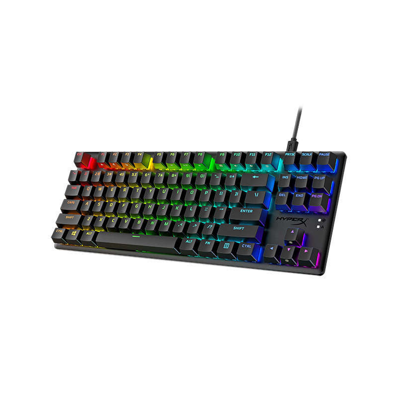 极度未知(HyperX) 阿洛伊 Origins Core起源PBT竞技升级版RGB游戏机械键盘87键红轴 原金士顿