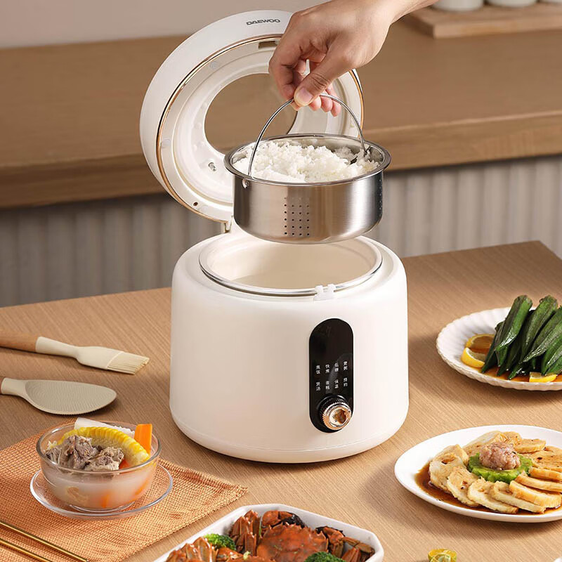 大宇(DAEWOO)电饭煲 家用多功能小型宿舍电饭锅迷你可视天窗低糖饭 DYFB-D240高清大图