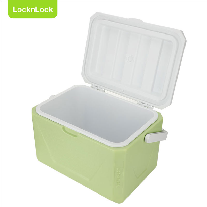 乐扣乐扣(LOCK&LOCK)保温箱冰块冷藏户外露营车载冰桶商用保冷箱摆摊便携小冰箱 新活力手提保温箱(大)高清大图