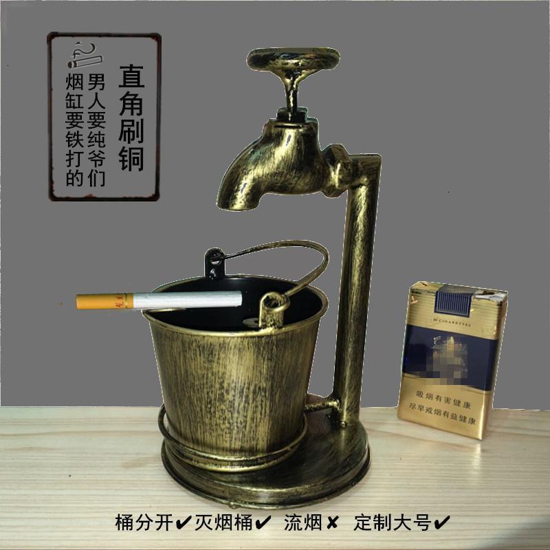 时尚复古酒吧烟灰缸创意个性潮流大号烟盅送老爸男友生日