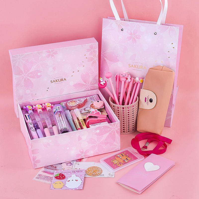 文具套装小学生学习用具礼盒开学大礼包初中生中学生学习文具福袋文具