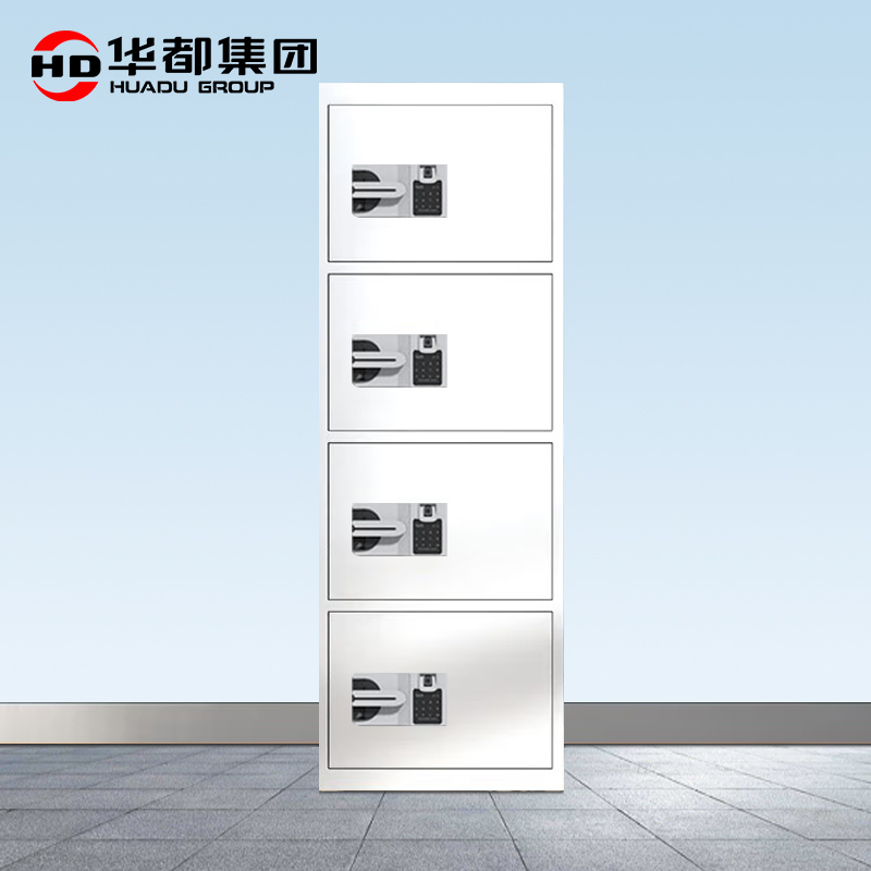 华都HDG-89 指纹国保锁四门保密柜华都保密柜档案柜文件柜办公柜钢制铁皮柜保险柜指纹密码国保锁防盗柜高清大图