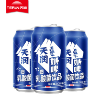 【天润旗舰店】TERUN天润奶啤发酵乳酸菌牛奶饮品300ml*24罐果味酸奶火锅伴侣乳制品