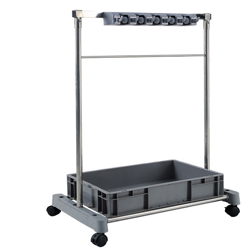 羽凡莱 落地式拖把架 5挂6钩 个高清大图