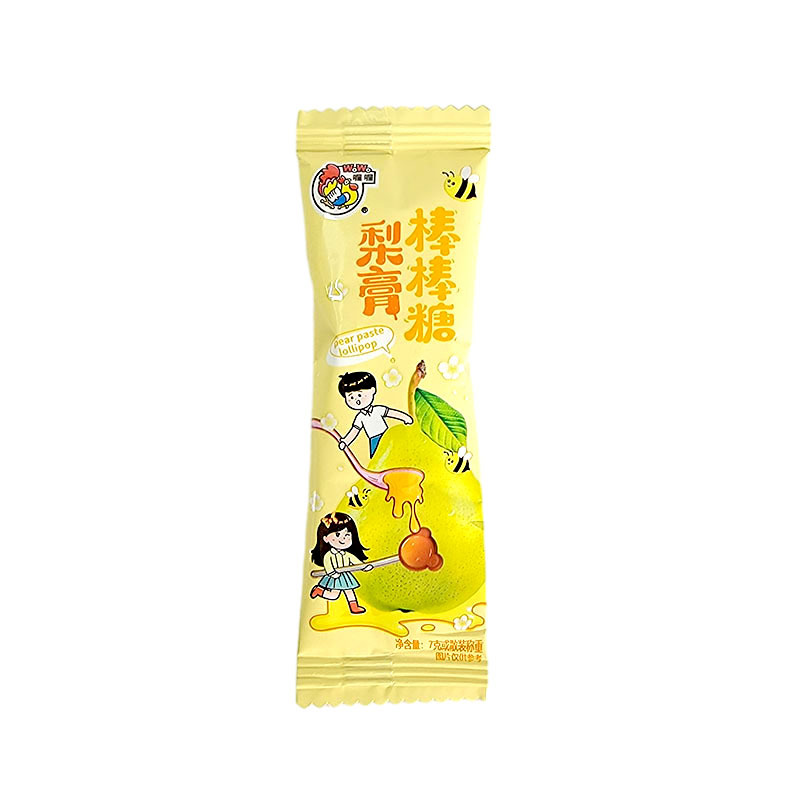 喔喔梨膏棒棒糖散装500g扁棒婚庆结婚喜糖伴手礼物休闲零食品高清大图