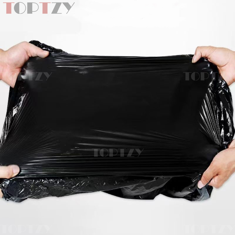 toptzy TZ5071230 垃圾袋家用平口式黑色垃圾袋 90*110cm 50只装高清大图