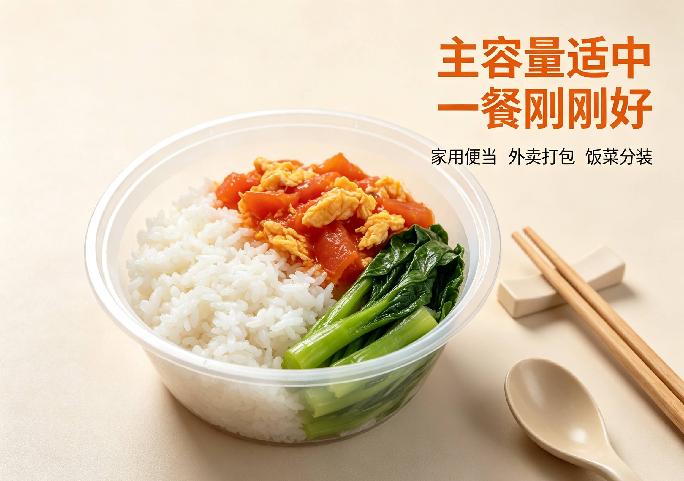 千百达 QBD-YCH500 一次性圆餐盒 500ML 450个/箱 透明 单位:箱高清大图