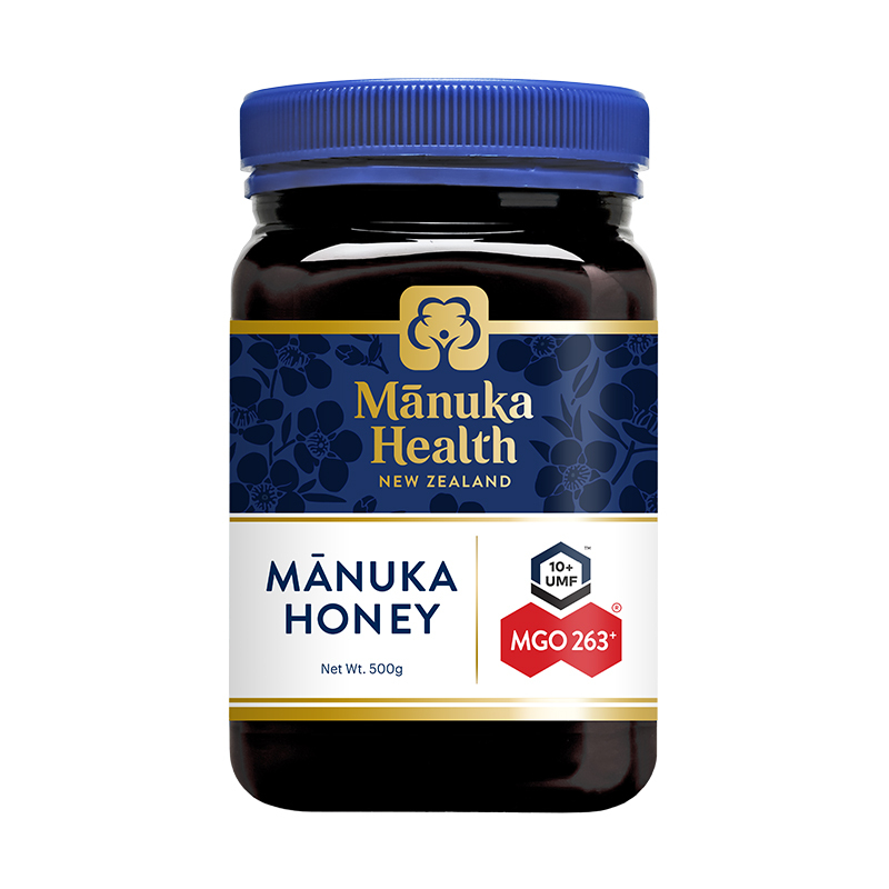 蜜纽康Manuka Health 天然麦卢卡蜂蜜 MGO263+ 500g 1瓶装 UMF10+ 新西兰进口