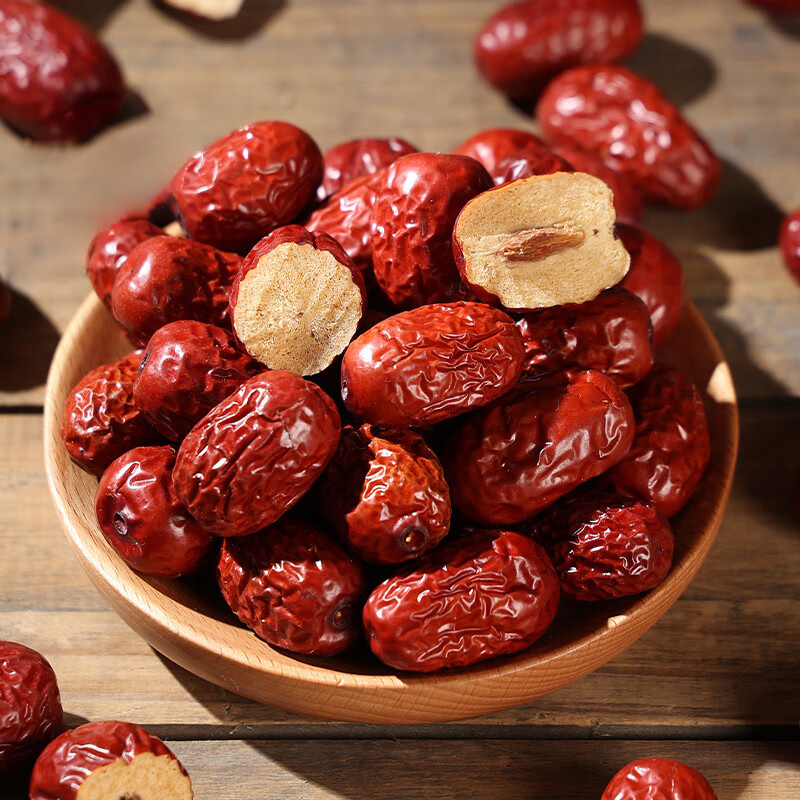 燕之坊红枣礼盒颗粒饱满大小均匀香味浓郁色泽油亮阿克苏小枣款648g高清大图