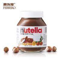 Nutella费列罗能多益榛果可可酱婚庆送礼喜糖表白员工福利分享零食巧克力酱瓶装180g *3