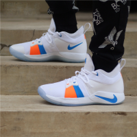 Nike耐克男鞋2018春秋新款运动鞋PG2保罗乔治2代泡椒2代雷霆实战防滑耐磨篮球鞋