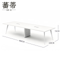 蕃蒂办公桌4.8m(带电箱）张
