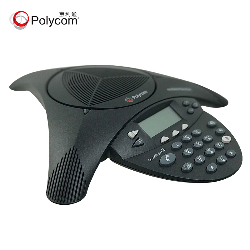 宝利通(POLYCOM)会议电话机八爪鱼 SoundStation 2标准型 音频视频会议系统一体机 全向麦克风终端