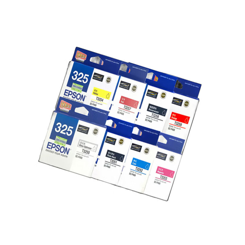 爱普生(EPSON)T325(8色套装)适用SC-P408打印机