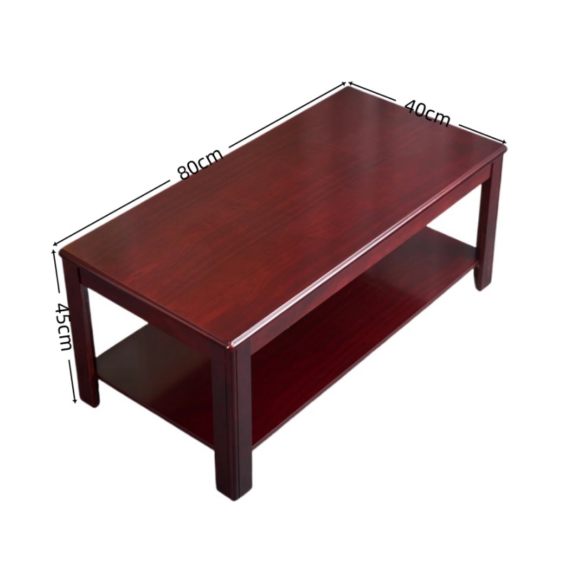攸形实木茶几80*40*45cm个高清大图