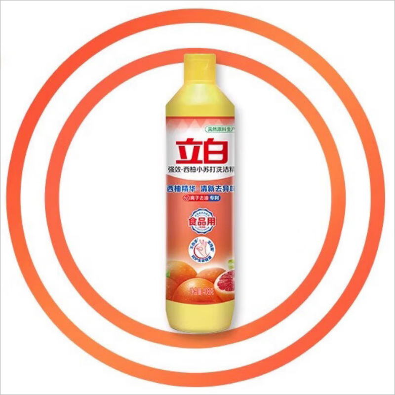 立白新金桔洗洁精 (408g)高清大图