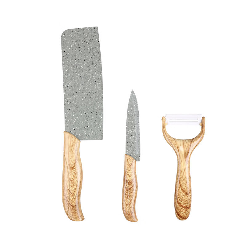 朗赫尊尚刀具套装3件套LH-GJ28 水果刀刨刀菜刀组合套装