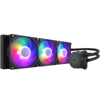 酷冷至尊(CoolerMaster)B360 ARGB一体式水冷CPU散热器三排台式电脑主机风台式机一体式水冷套装散热器