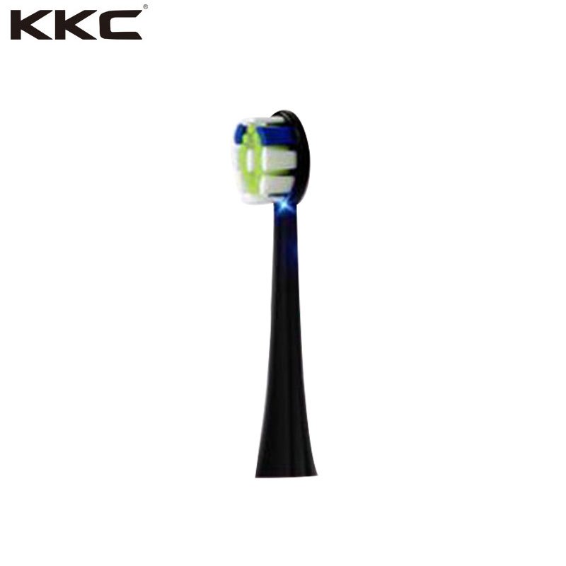 KKC电动牙刷刷头KQ-021单只装清洁刷头替换装通用型 黑色 白色