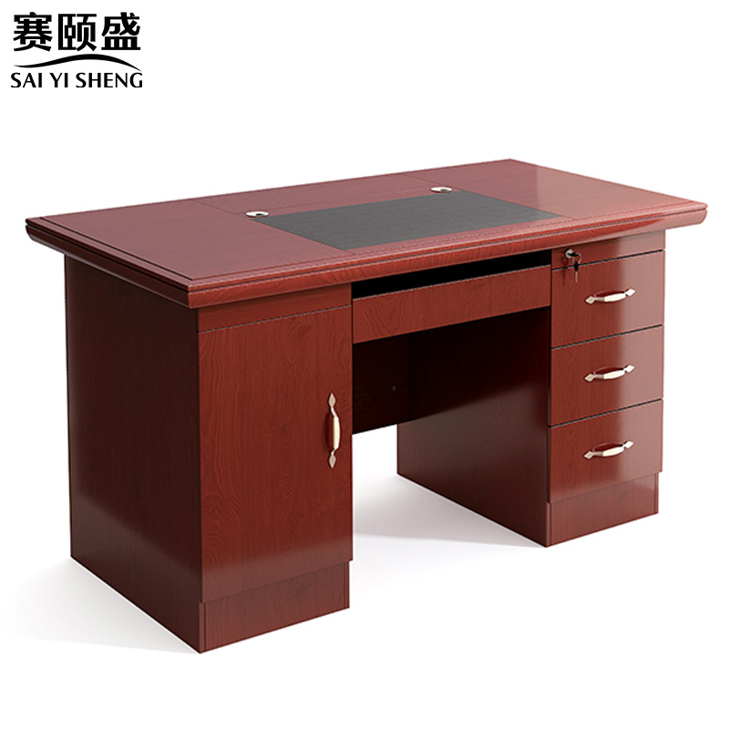 赛颐盛职员电脑桌1.2米张高清大图