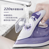 飞利浦(PHILIPS) 蒸汽电熨斗 手持式小型家用熨斗 干湿双烫熨烫机GC1752/38