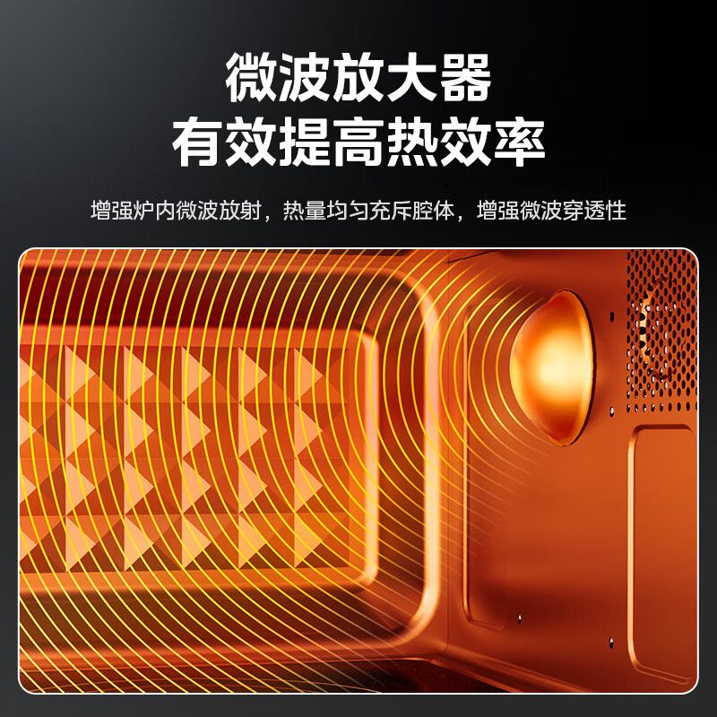 美的(Midea)平板速热微波炉 智能菜单 一键解冻及除味 宝宝辅食菜单更贴心 EM7KCGW3-NR高清大图