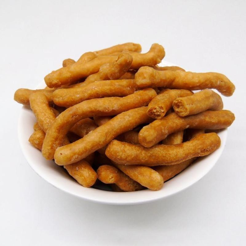 雪花条 京果 江米条 散装糯米条休闲食品传统零食麻花小葫芦饼干 椒盐味燕麦酥 2斤