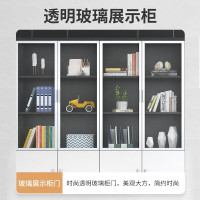 域赢储物柜文件柜资料柜木质板式茶水柜书柜子档案柜 矮柜三门