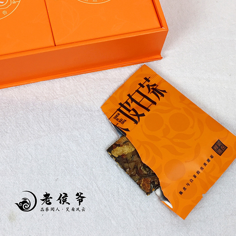 老侯爷 陈皮白茶 250g(5g*5片*10 盒)