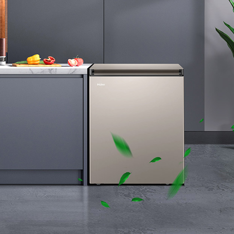 海尔(Haier)142升家用卧式冰柜冷柜小冰箱 专利减霜80% 150h断电保护 BC/BD-142GHPCA