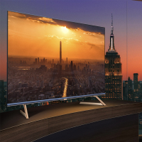 SKYWORTH创维55Q60 55吋悬浮边框4K HDR全面屏 杜比全景声64G大内存远场语音 声控平板电视