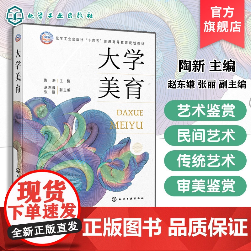 大学美育 陶新 美育基本理论 各类艺术形式审美鉴赏 艺术鉴赏实例 传统艺术民间艺术红色文化美育素养类课程通识性教材高清大图