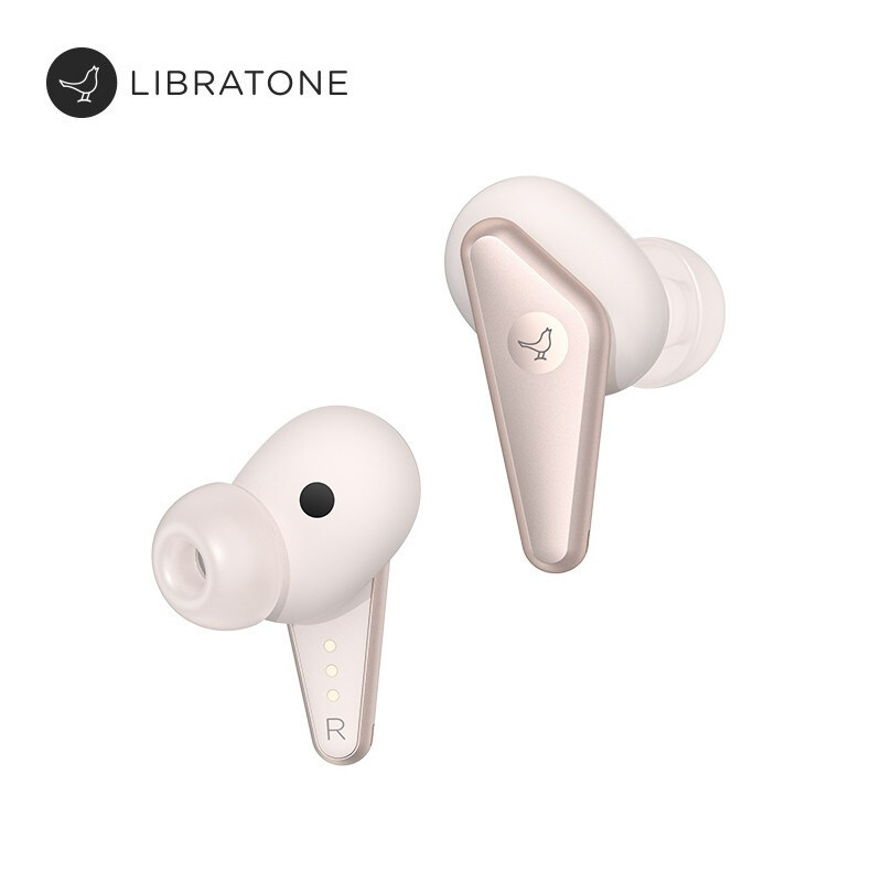 Libratone小鸟耳机 AIR+第2代主动降噪真无线蓝牙耳机入耳运动耳机耳麦适用苹果华为安卓 暖白色