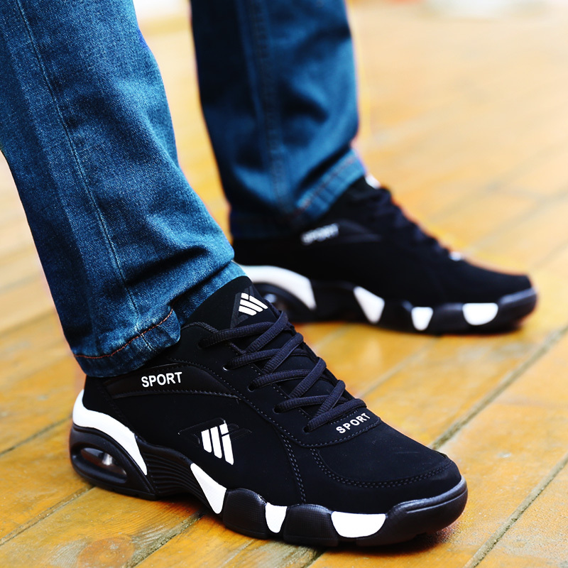 男士休闲鞋1 苏芈男生鞋子男式运动鞋春季跑步潮鞋休闲波鞋春季春秋