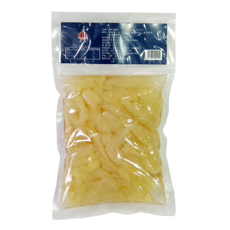 [江苏扶贫]海苑 即食海蜇头 (香蕉头) 500g/包