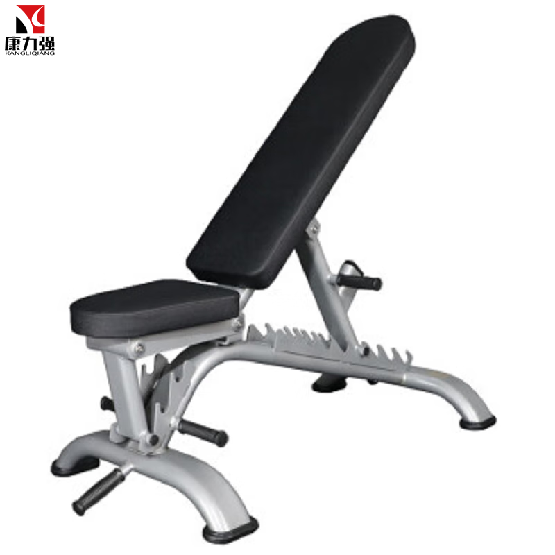 康力强YR-8507深蹲架家用商用史密斯综合训练器械健身房卧推架龙门架深蹲架裸机+哑铃凳高清大图