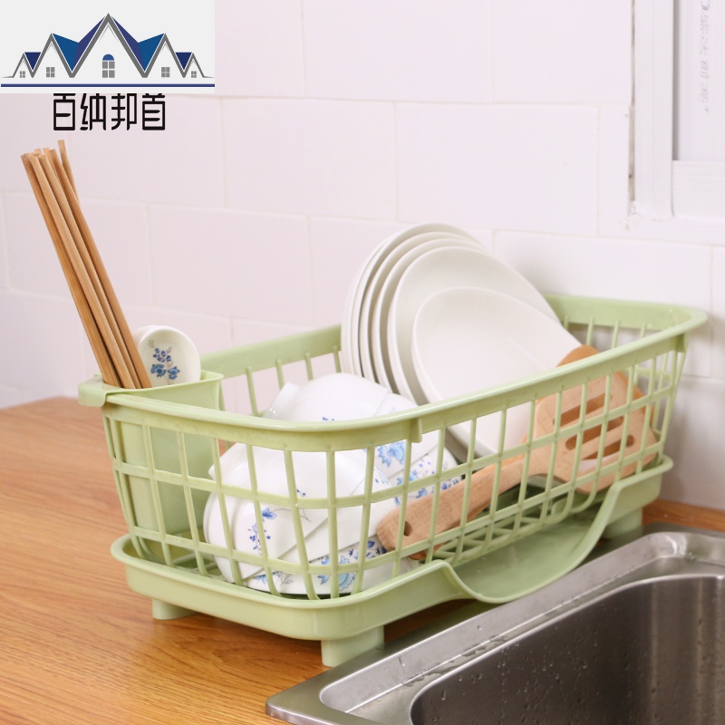 厨房收纳塑料碗架沥水架餐具沥碗置物架家用碗碟整理架碗筷收纳盒 三维工匠高清大图