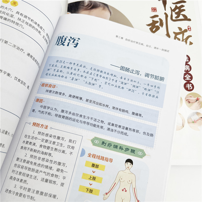 [醉染正版]中医刮痧祛病全书 家庭刮痧疗法操作指南 零基础刮痧保健美容瘦身刮痧四季养生刮痧手法一点通 刮痧穴位手法图示高清大图