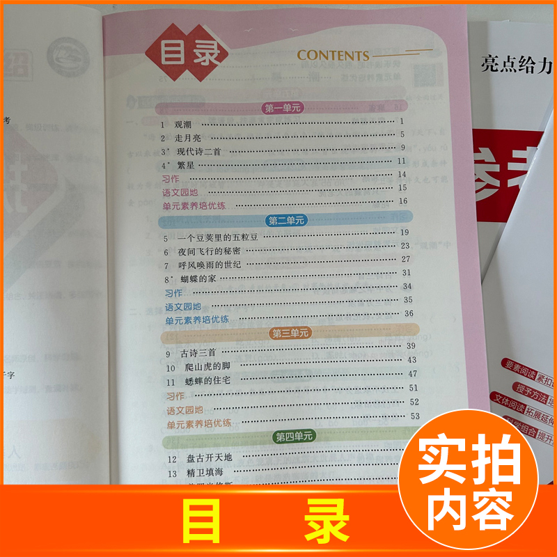 语文 [正版]2024亮点给力亮点给力提优班多维互动空间四年级上册语文四上人教版RJ江苏小学4年级上学期苏教版课时练练习