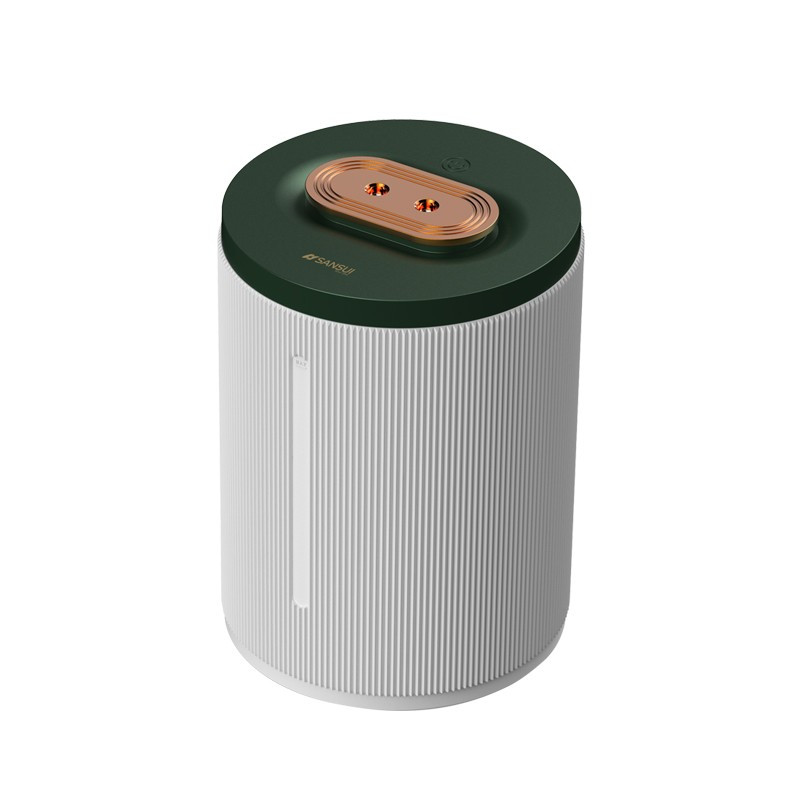 山水(SANSUI) 双喷头加湿器 纳米吸雾加湿 白色 HJY-JS02A