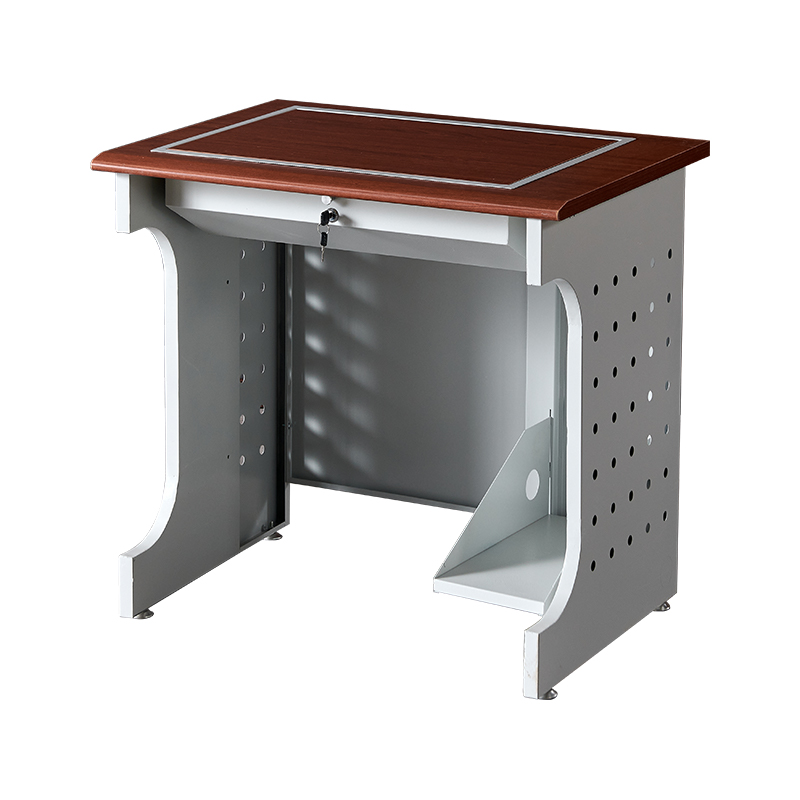 臻远ZY4012431隐藏式翻转电脑桌培训桌教室机房多媒体学习桌办公桌D款单人位