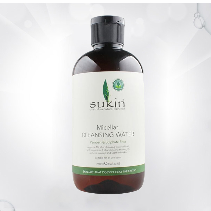 Sukin苏芊 天然面部 卸妆水250ml 卸妆液 深层清洁温和快速卸妆 各种肤质