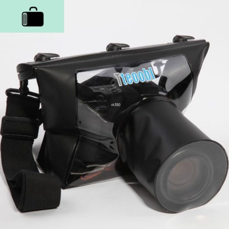 单反防水袋佳能70D 60D 750D 5D2 5D3相机防雨罩防水套户外NEW LAKE 透明中号数码相机包图片