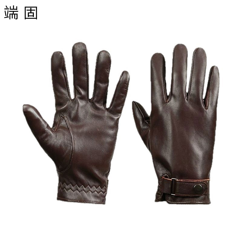 端固绵羊皮手套加绒D30T/副高清大图