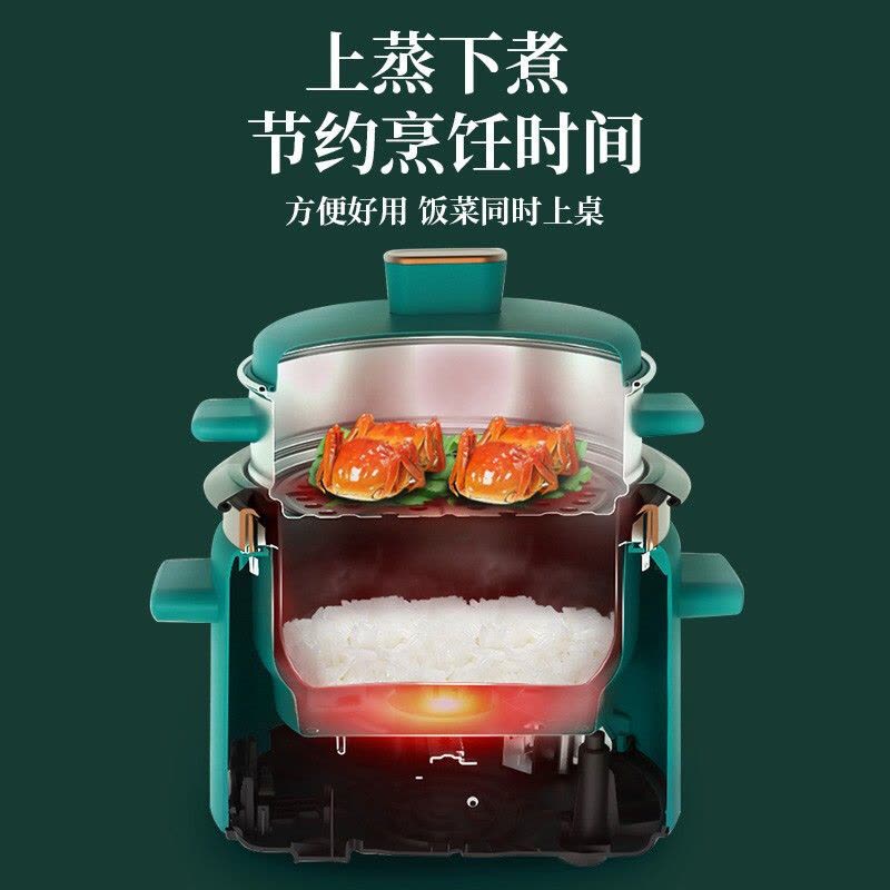 苏泊尔(SUP0R)电饭煲家用迷你蒸煮电饭锅3L升宿舍多功能煮饭锅2-4人电饭煲电饭锅SF30B705B图片