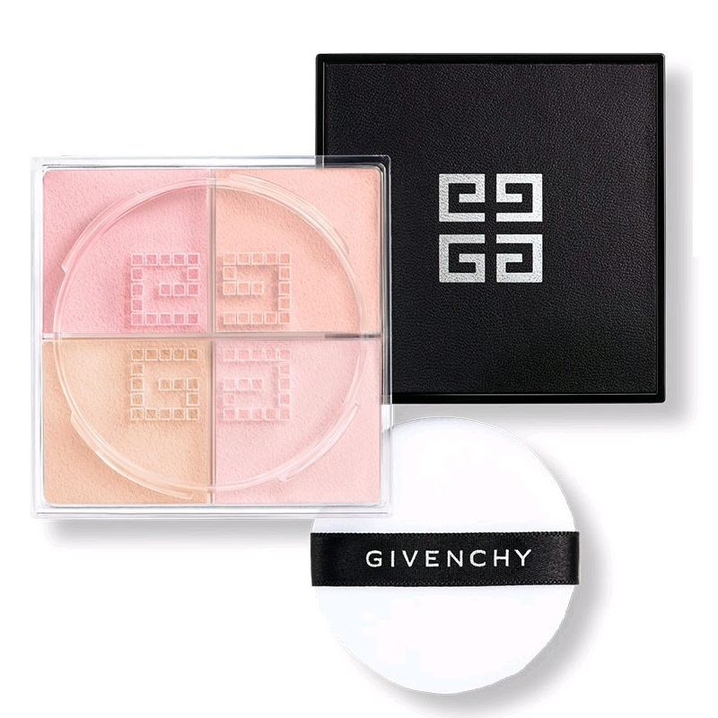 法国givenchy纪梵希轻盈无痕明星四宫格散粉定妆粉蜜粉4x3g3号色玫瑰