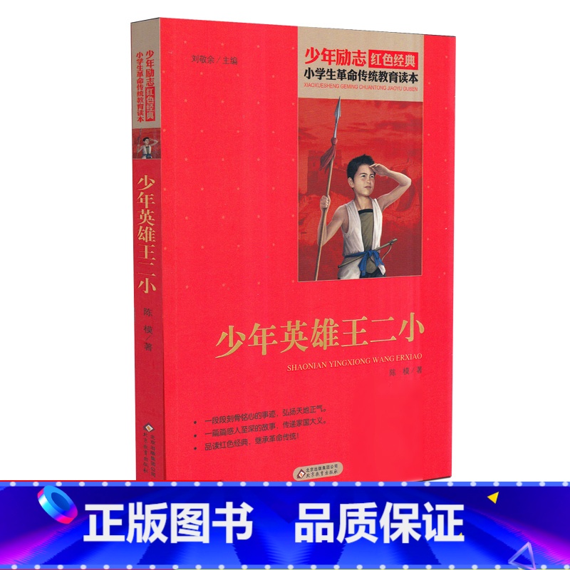 【正版】少年英雄王小二 少年励志红色经典小学生革命传统教育读本 四五六年级故事书小学生课外阅读书籍中国当代儿童文学读物